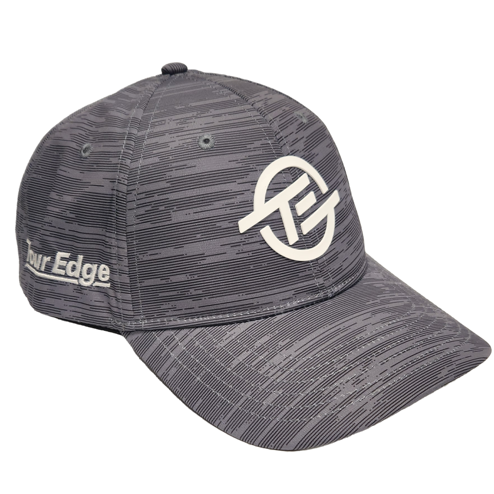 Tour Edge Emblem Performance Cap - Black/Charcoal