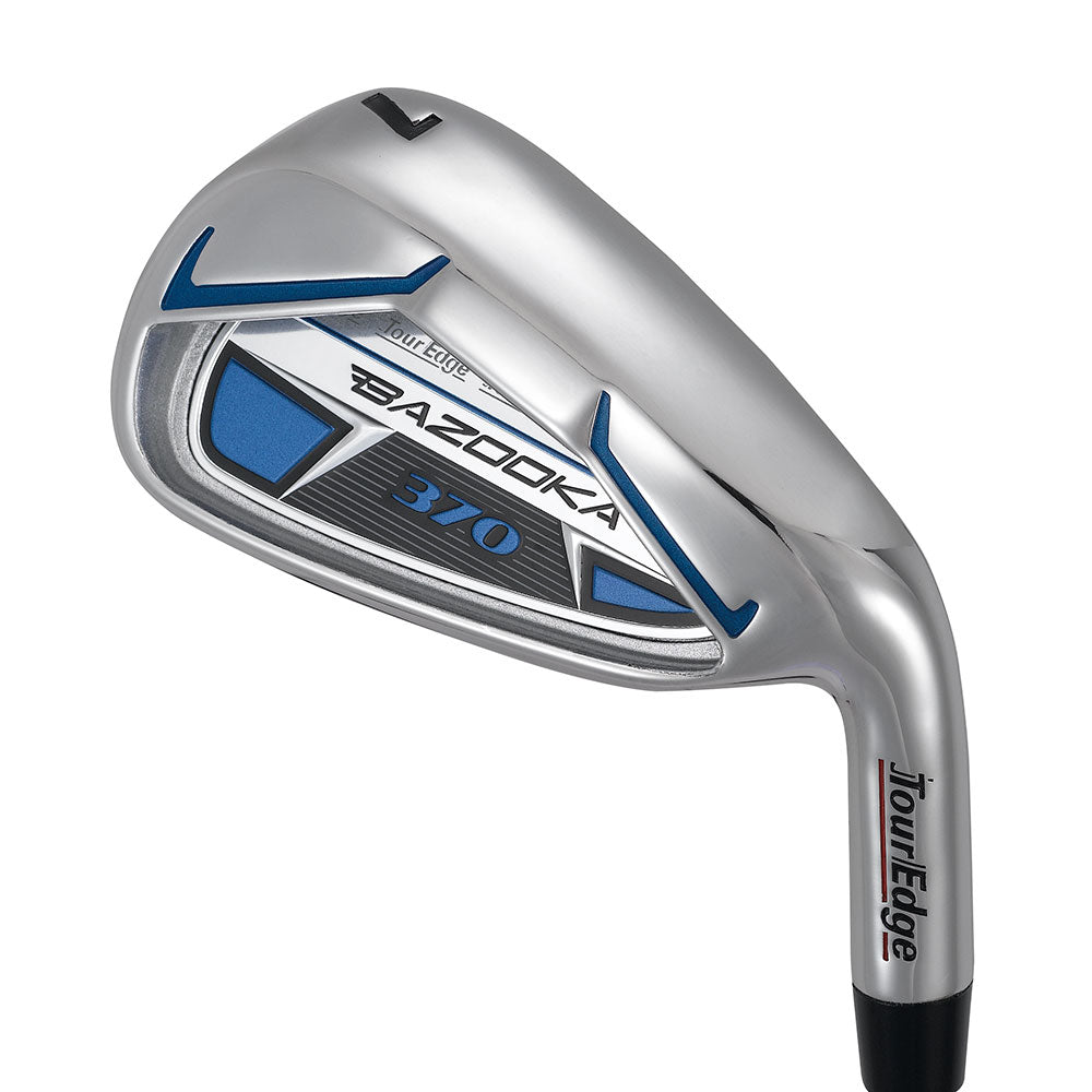 sole view of tour edge bazooka 370 mens irons