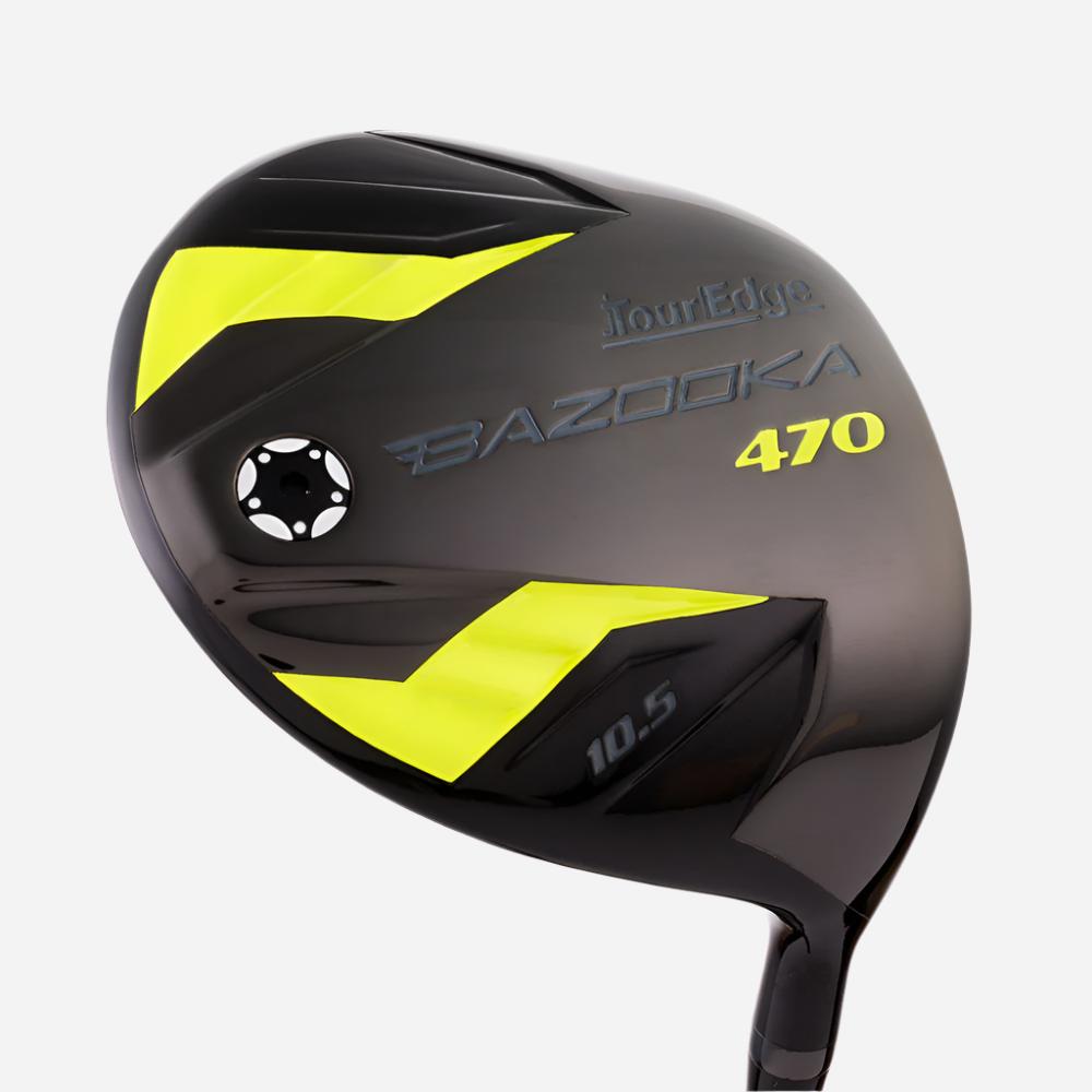 Sole view of tour edge bazooka 470 driver