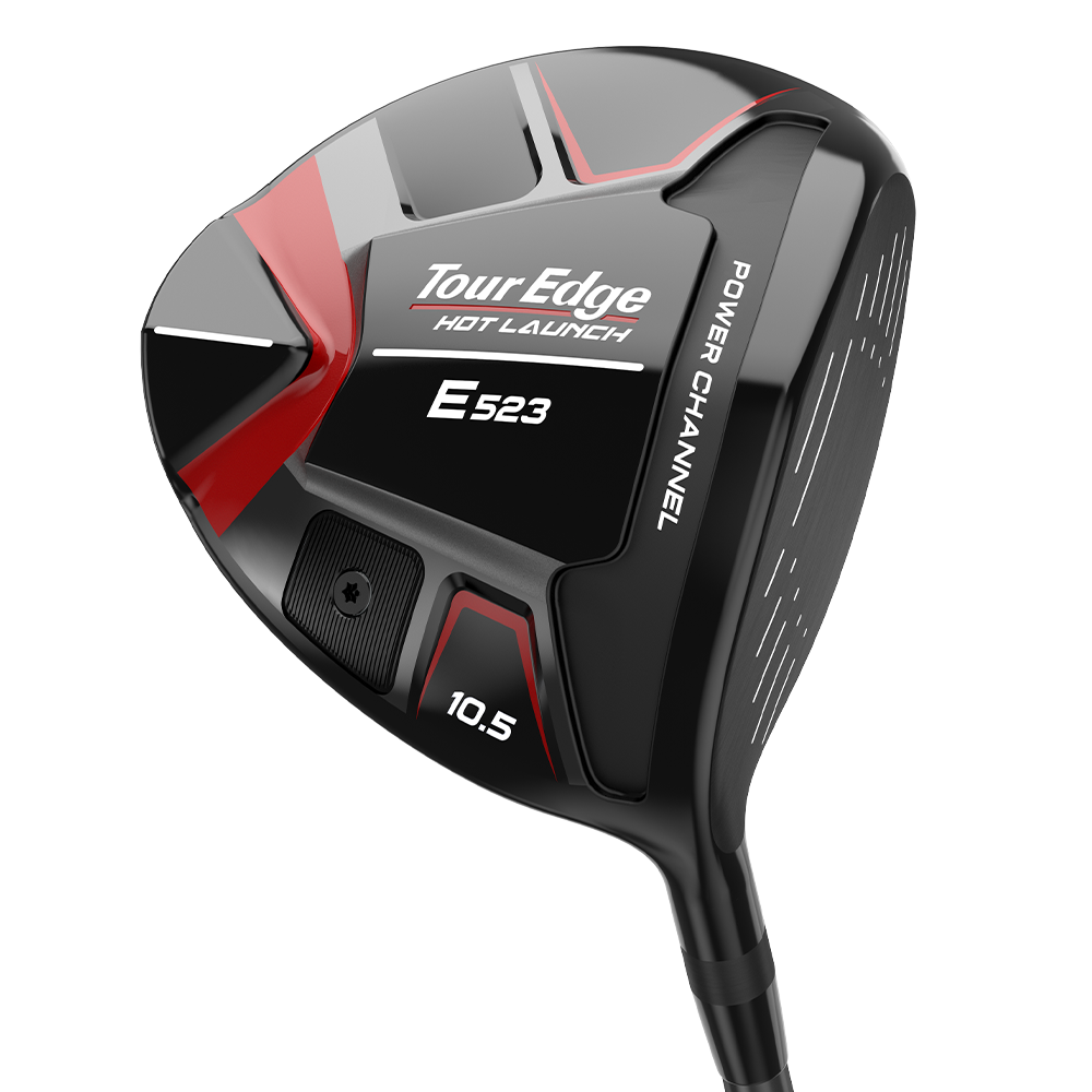 back and face view of Tour Edge Hot Launch E523 driver