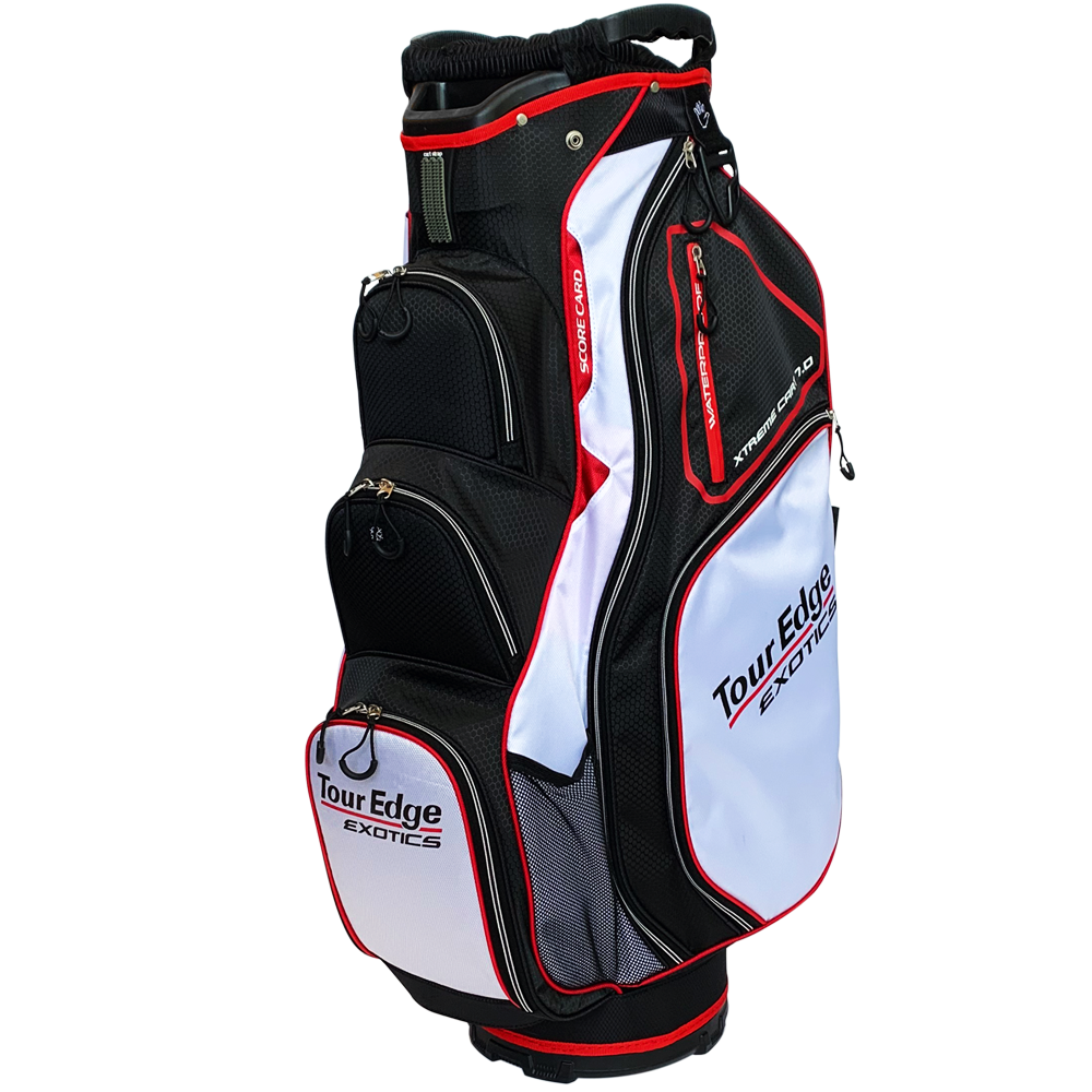 Tour Edge exotics xtreme 7.0 Cart bag black white red