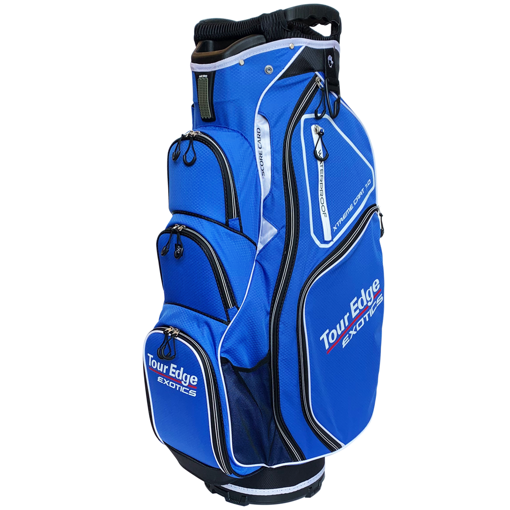 Tour Edge exotics xtreme 7.0 Cart bag blue white