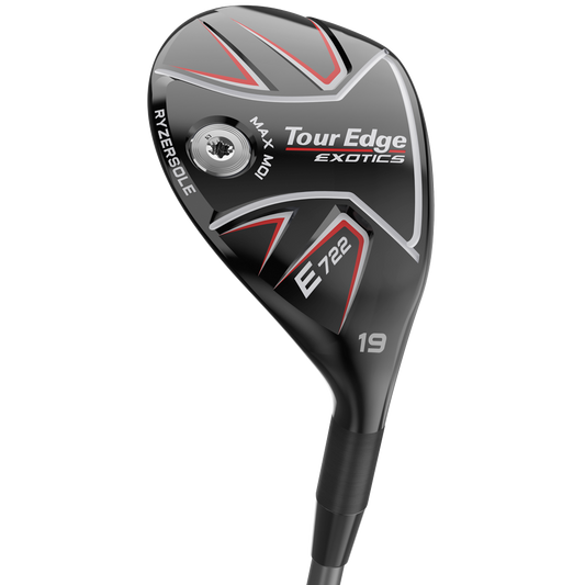 sole view of Tour Edge Exotics E722 hybrid