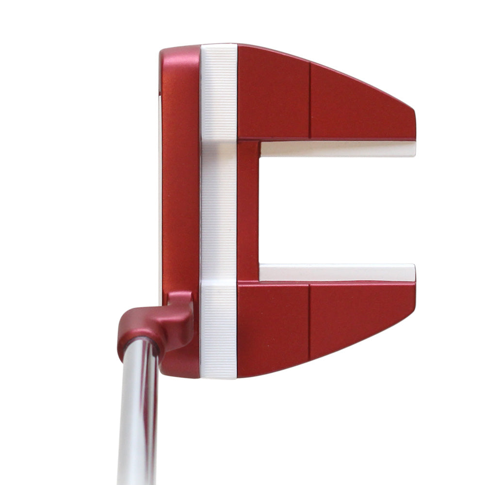 top line view of Tour Edge HP Series putter #2 RED